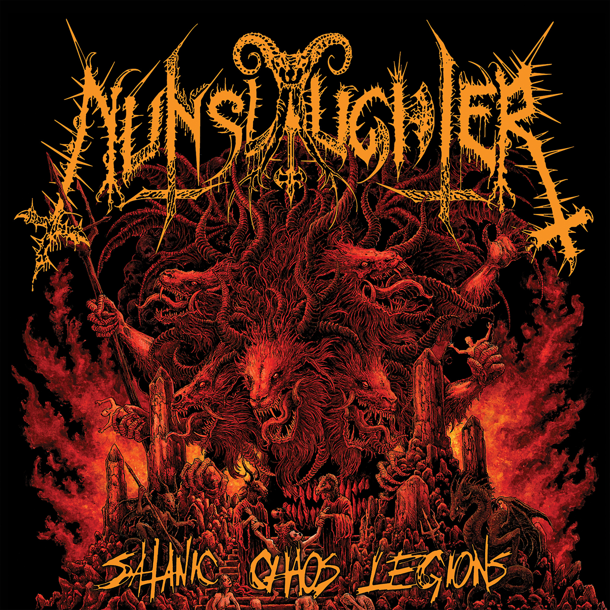Nunslaughter Satanic Chaos Legions - LTD (LP)