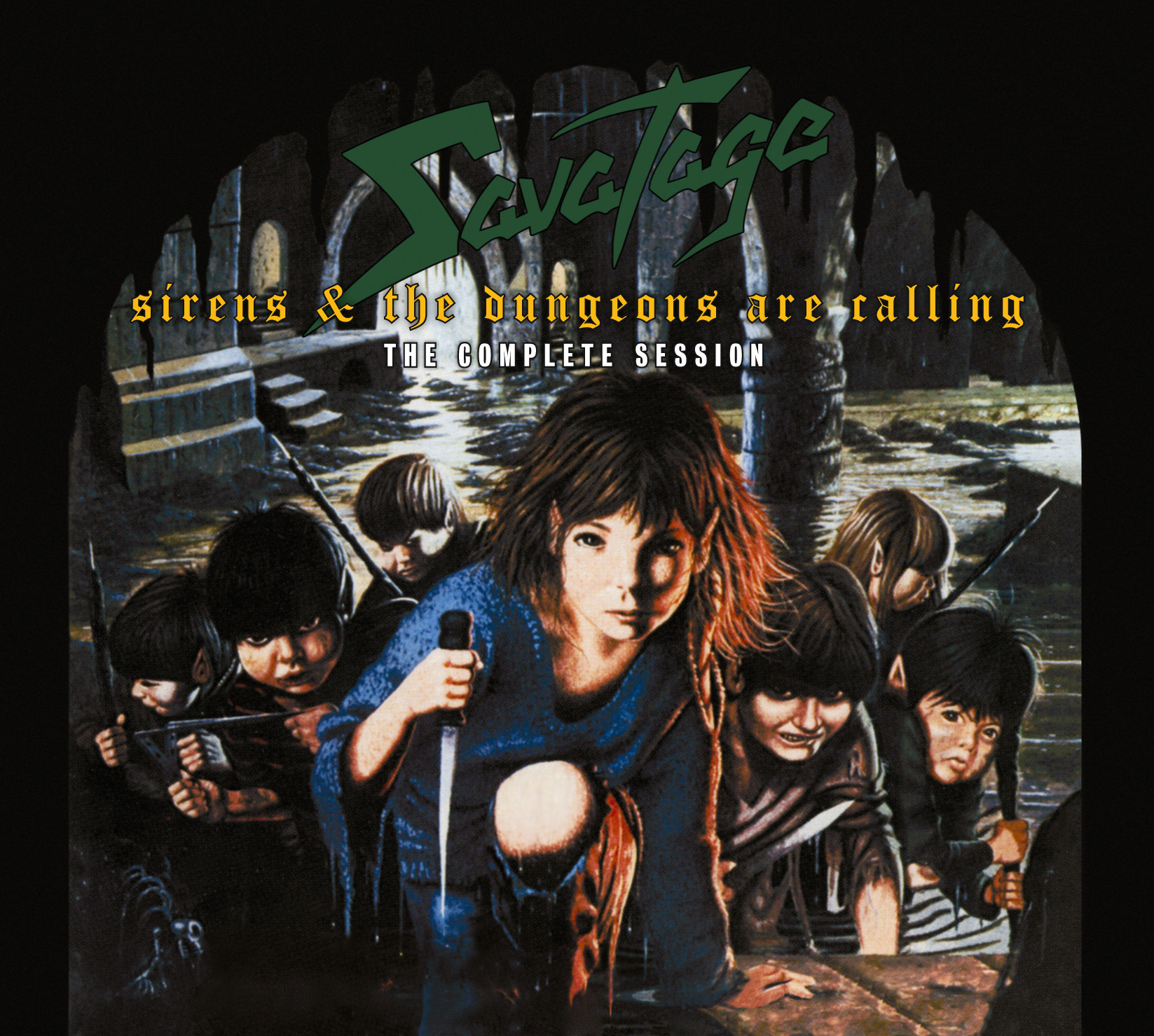 SAVATAGE - SIRENS + DUNGEONS ARE CALLING: THE COMPLETE SESSION. (CD)