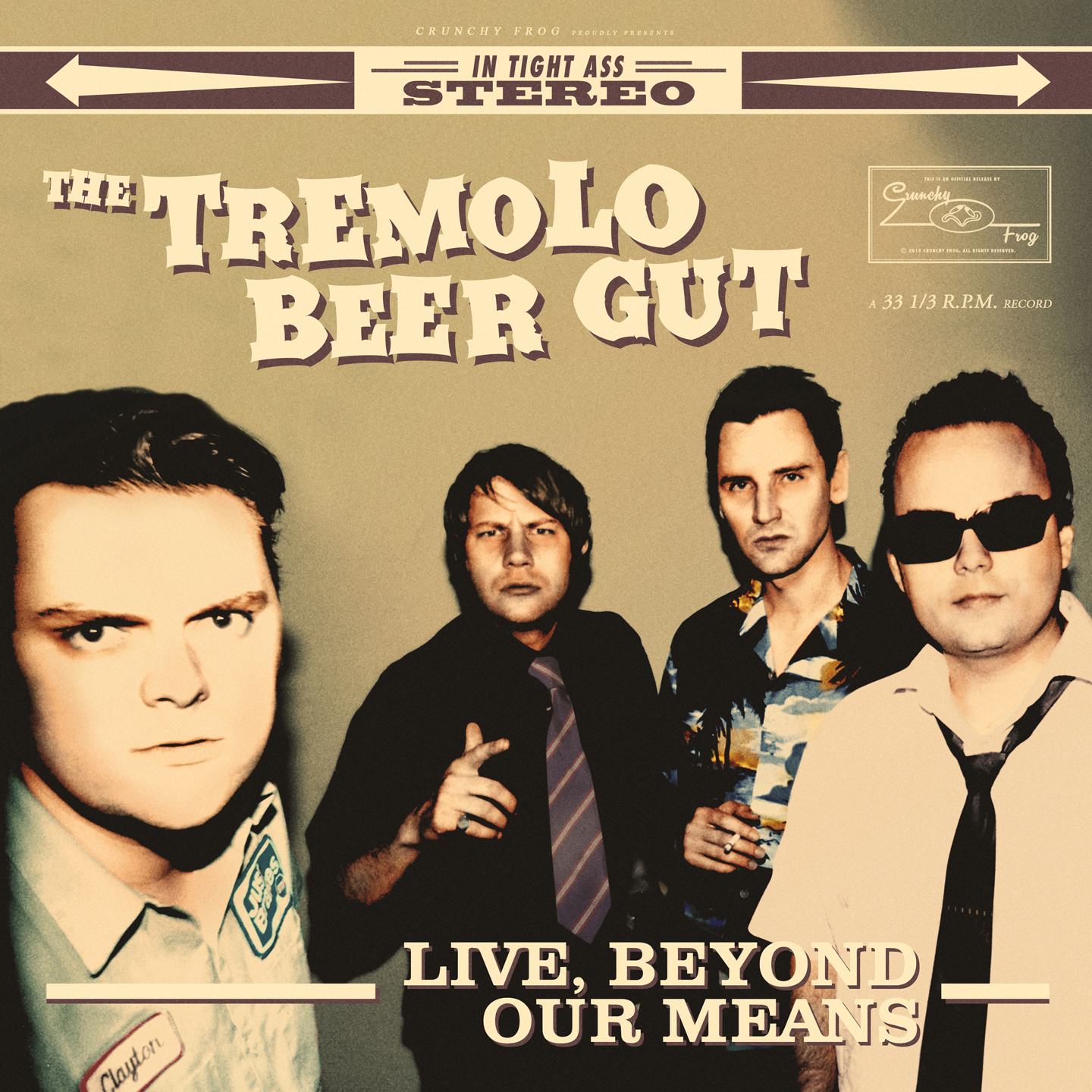 TREMOLO BEER GUT - LIVE, BEYOND OUR MEANS (Vinyl)