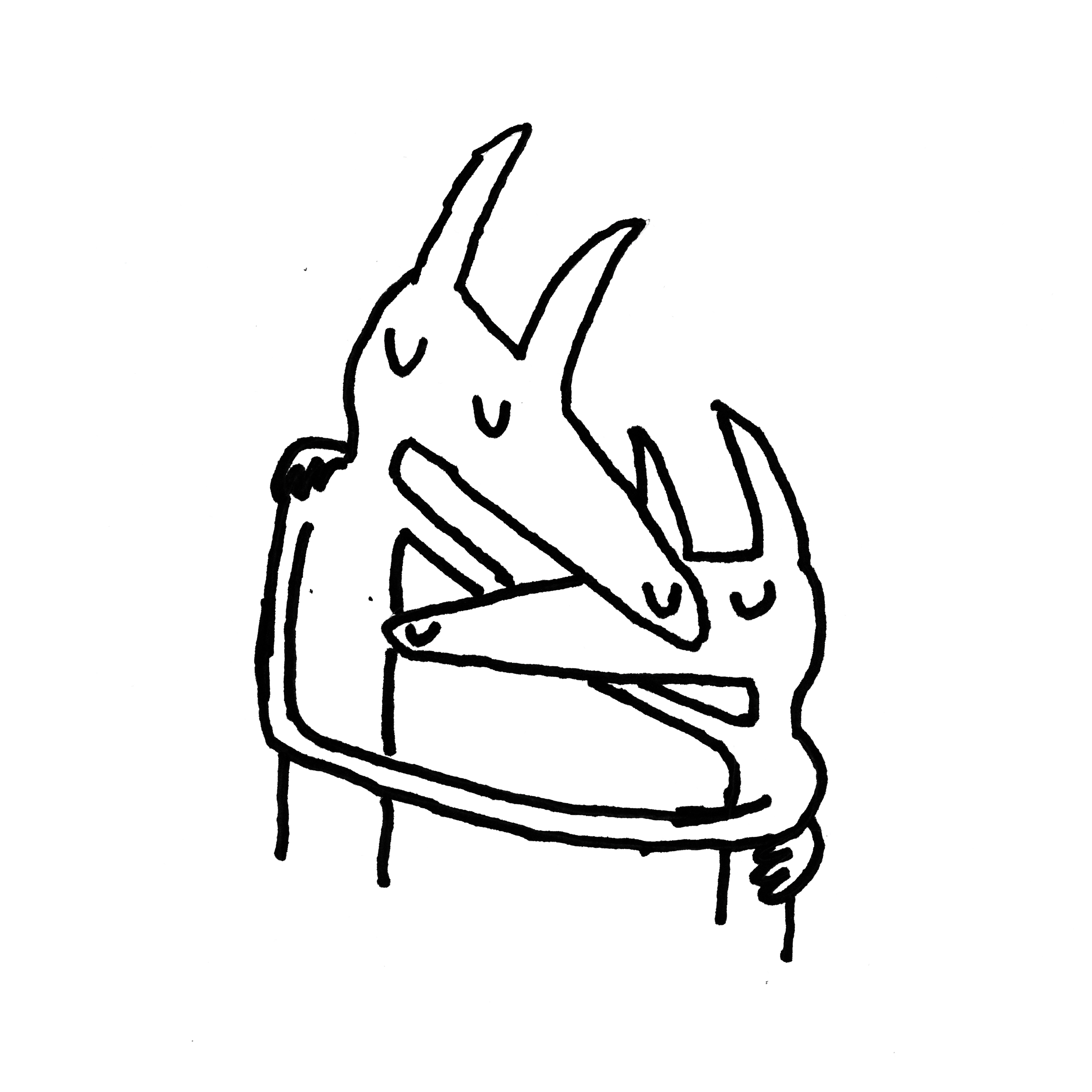 CAR SEAT HEADREST - TWIN FANTASY (Vinyl)