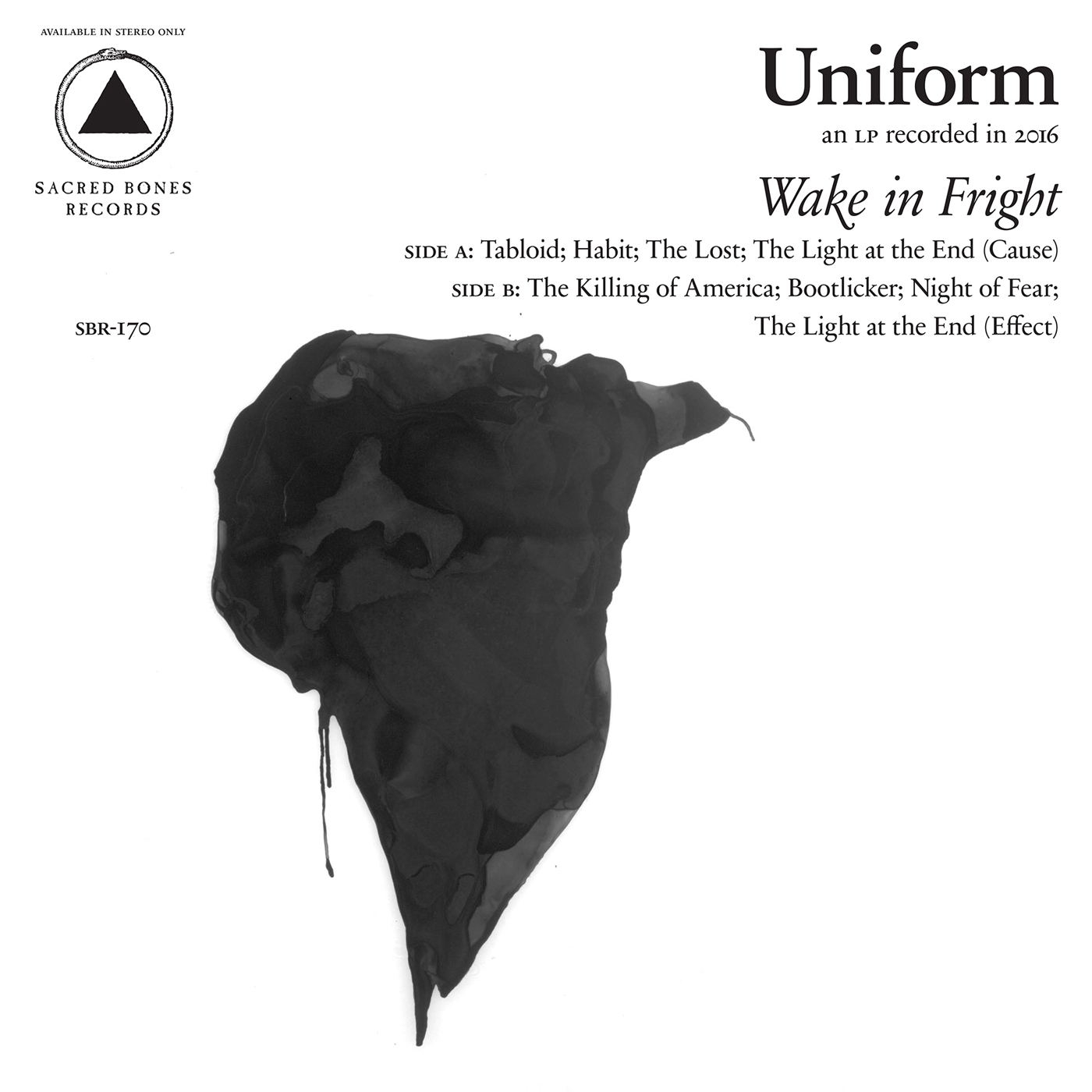 UNIFORM - WAKE IN FRIGHT (CD)