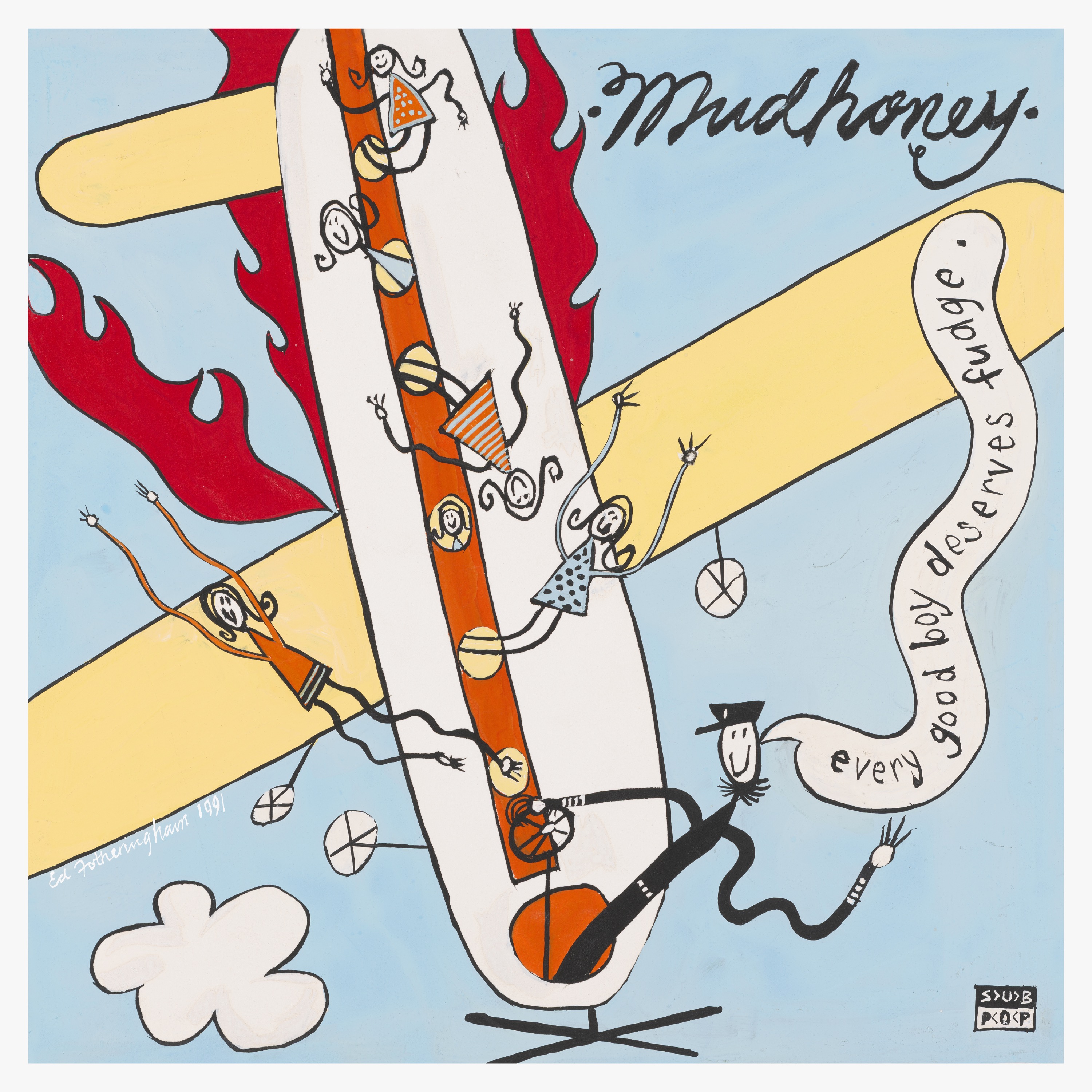 MUDHONEY - EVERY GOOD BOY DESERVES FUDGE (30TH ANNIVERSARY DELUXE EDITION LIGHT BLUE AND RED VINYL) (Vinyl)