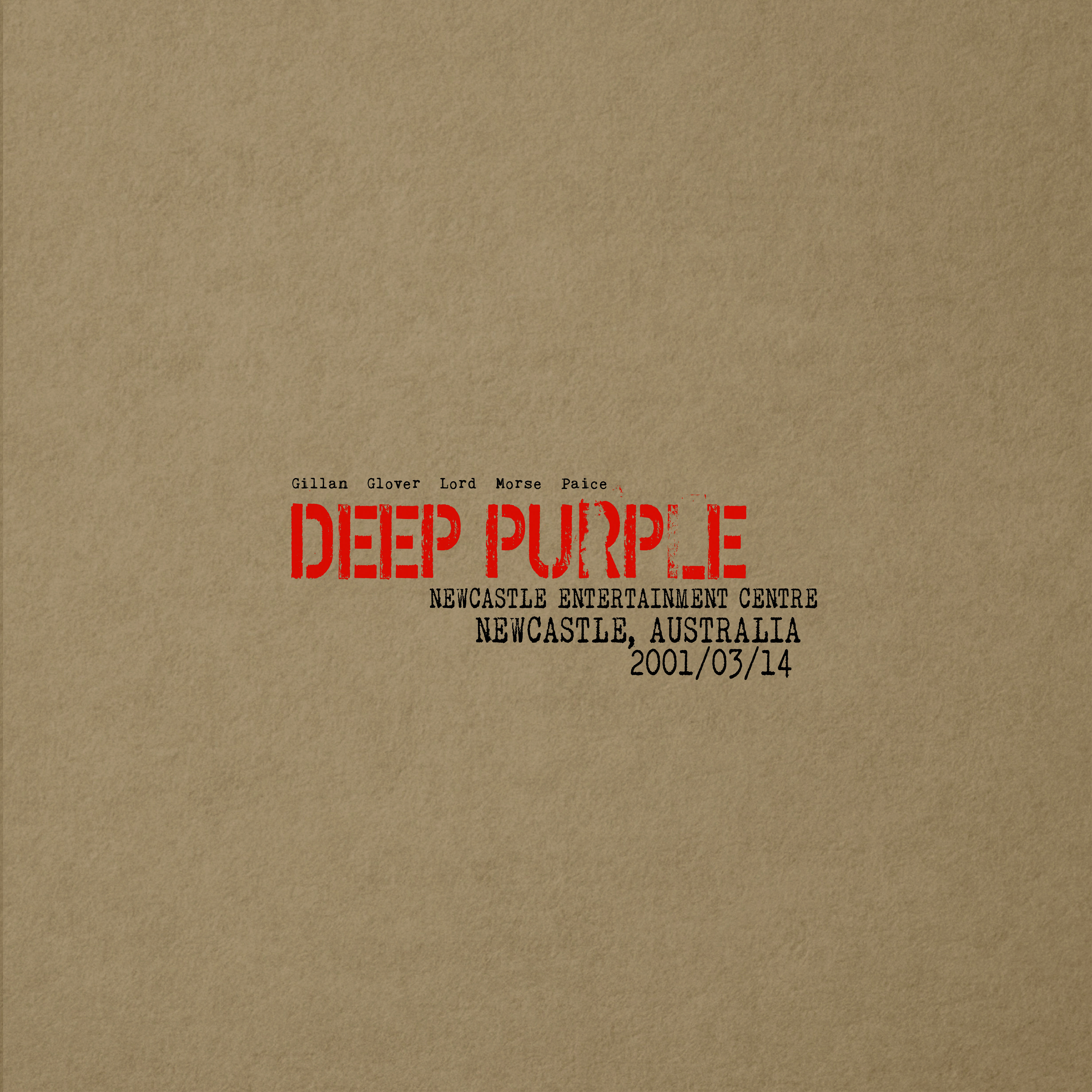 Deep Purple - Newcastle 2001 (Ltd ed numbered CD) - 2xCD