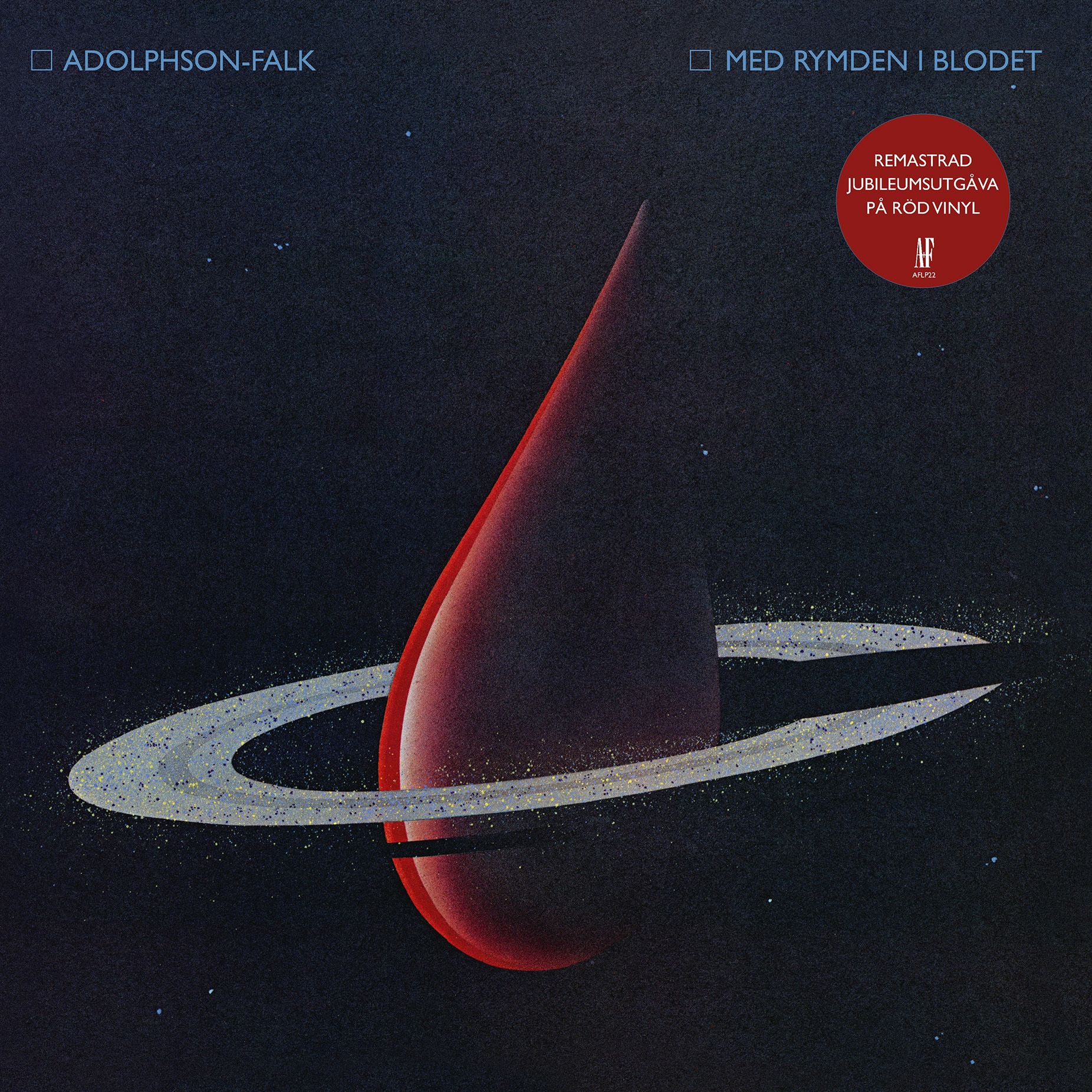 Adolphson & Falk - Med Rymden I Blodet (R d vinyl)