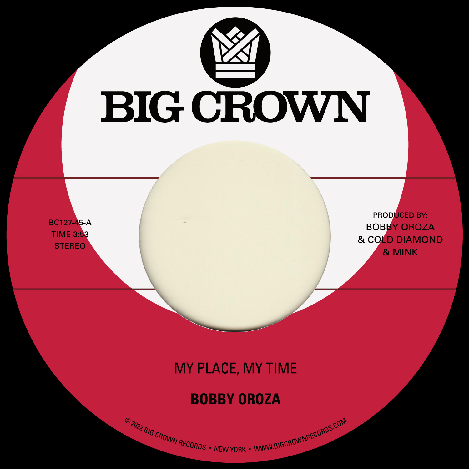 Bobby Oroza - My Place, My Time b/w Through These
