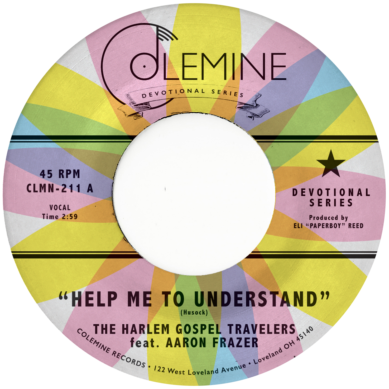 Aaron Frazer & The Harlem Gospel Travelers - Help Me To Understand b/w Look Up!