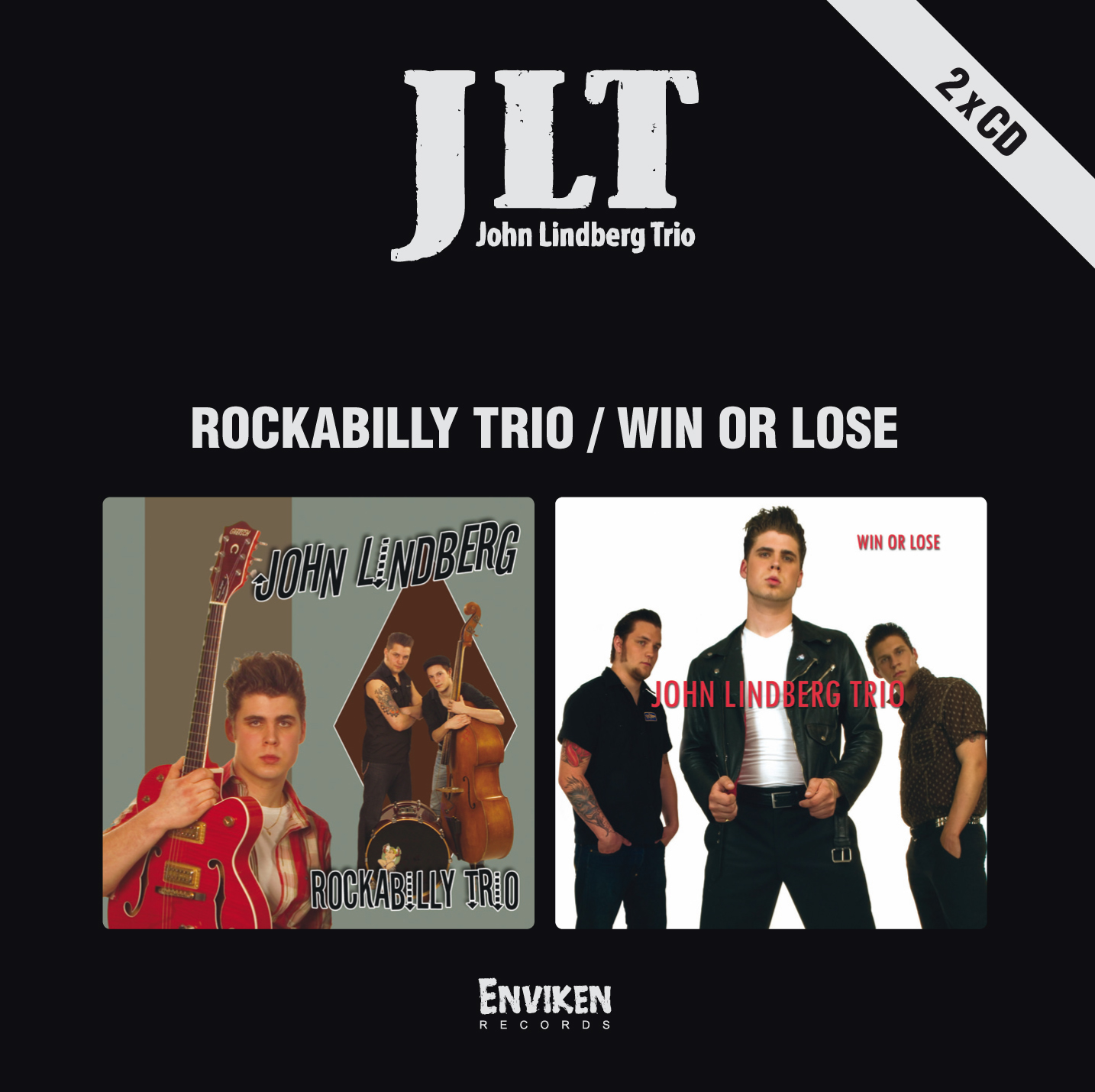 JLT (John Lindberg Trio) - Rockabilly Trio/Win Or Lose - 2xCD