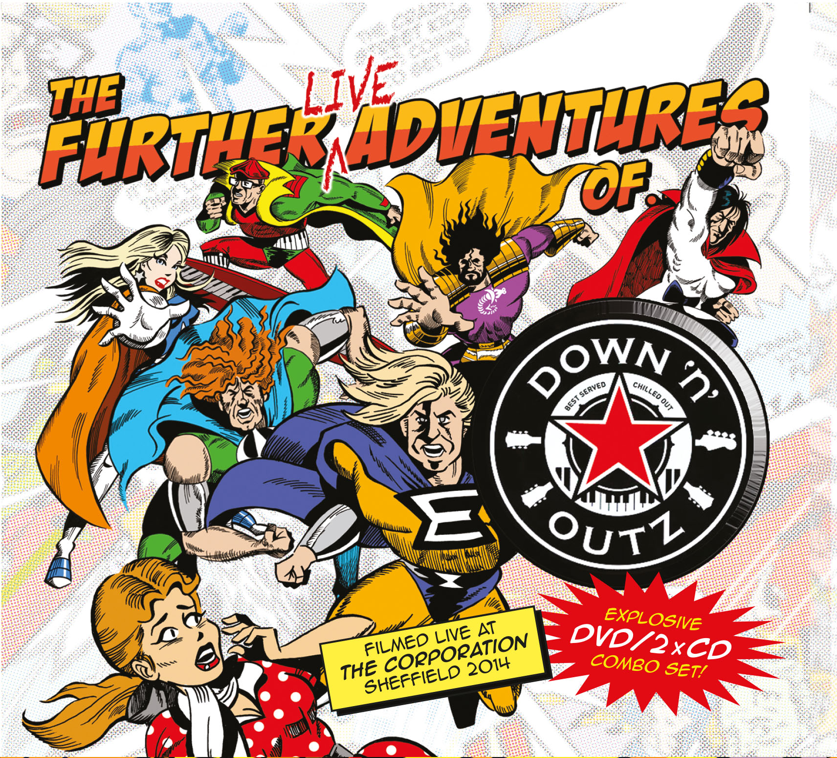 Down 'N Outz - The Further LIVE Adventures Of... - 2xCD+DVD