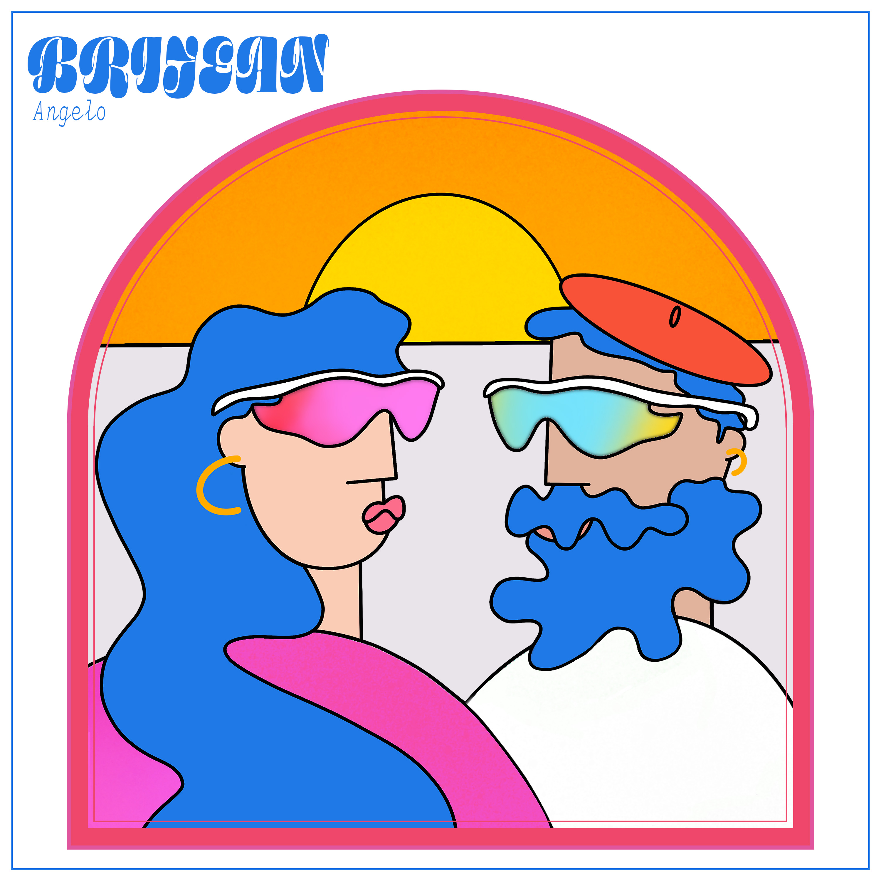 Brijean - Angelo (Ltd Pink and Blue vinyl)
