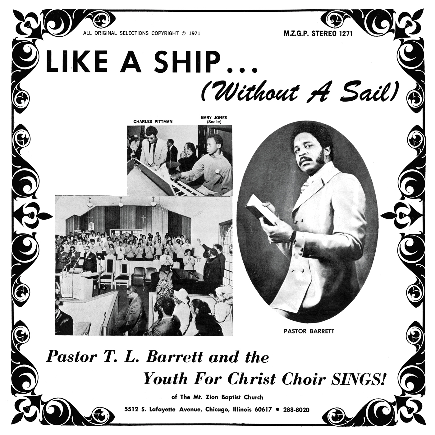Pastor T.L. Barrett and The Youth for Christ Choir - Like A Ship (Without A Sail)