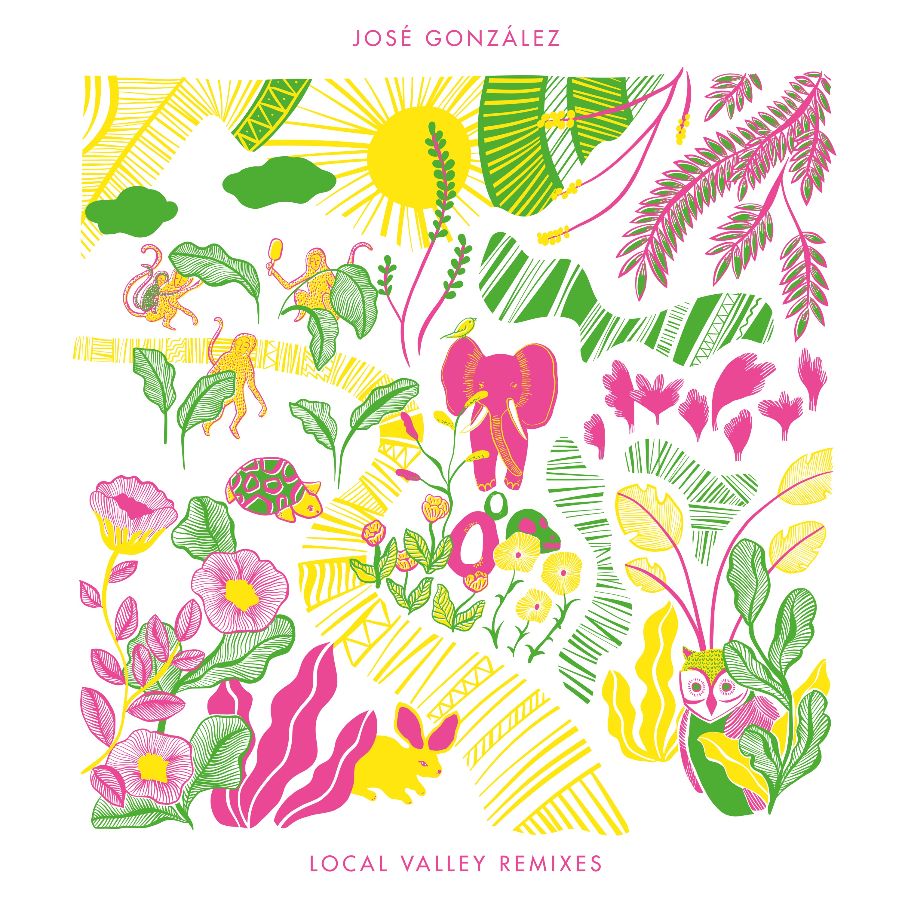Jos  Gonz lez - Local Valley Rmx (Ltd Yellow vinyl)