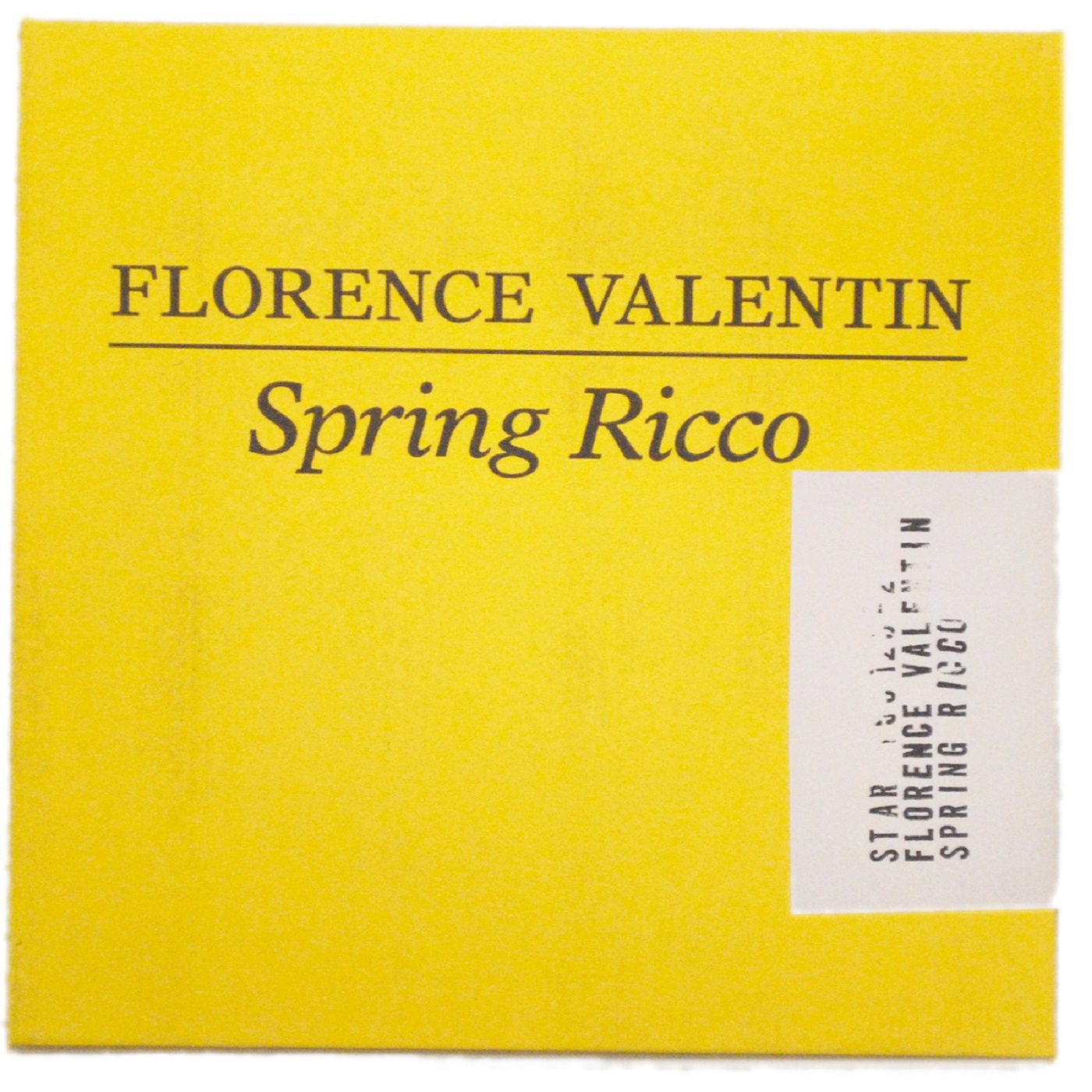 Florence Valentin - Spring Ricco - CD